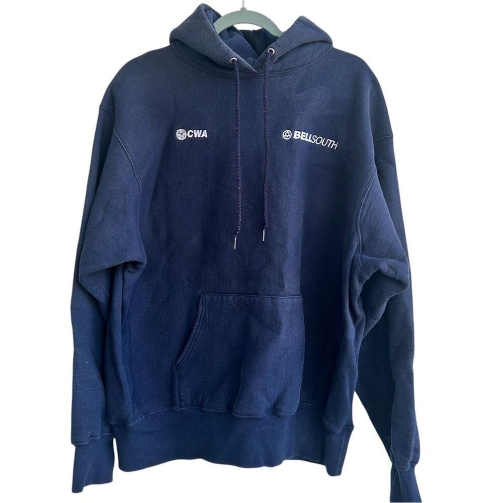 VTG BellSouth CWA Hoodie The Cotton Exchange USA Made XL 90s Telecom Heavyweight